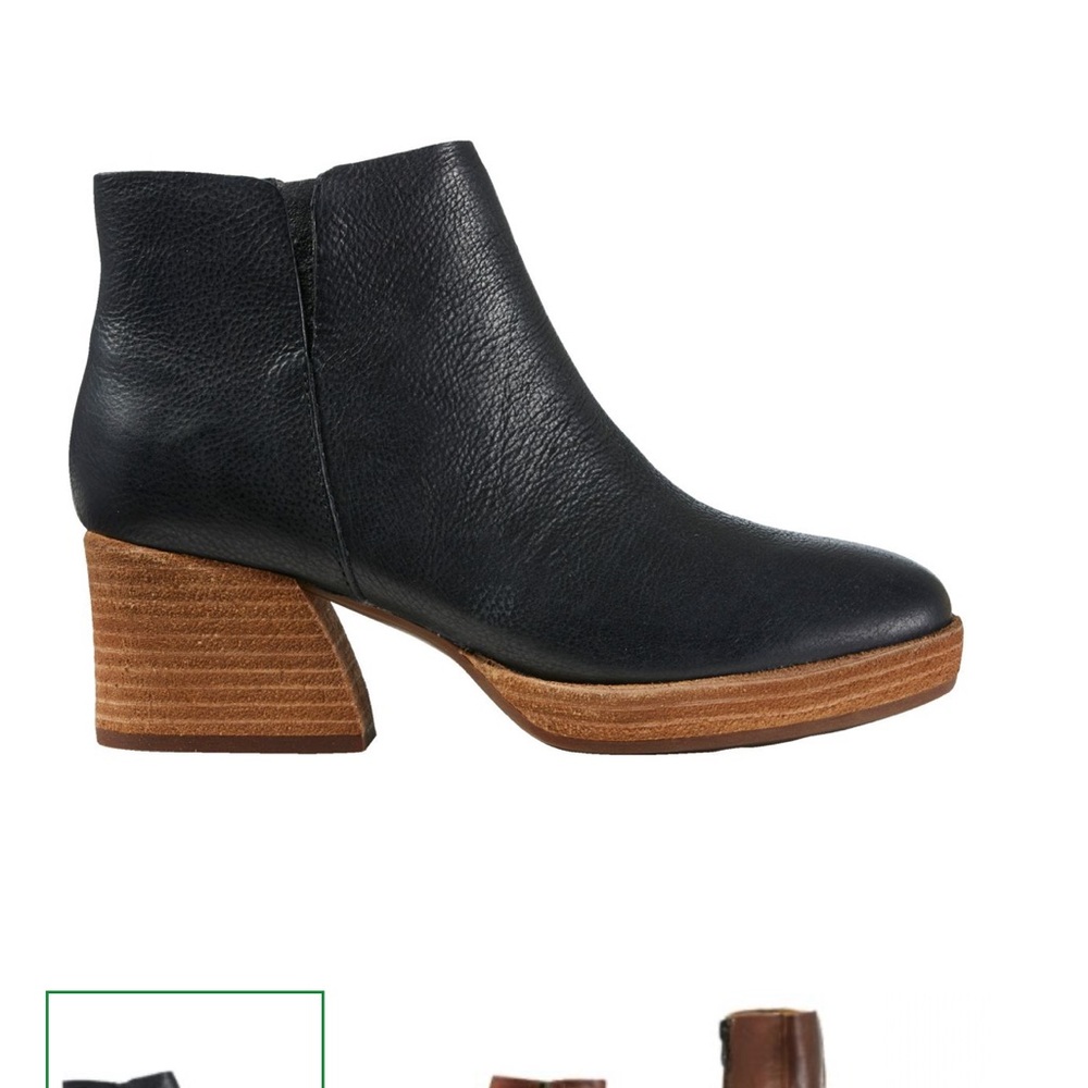 NWT Kork-Ease Rubi Ankle Boots black size 6.5 (euro 37)